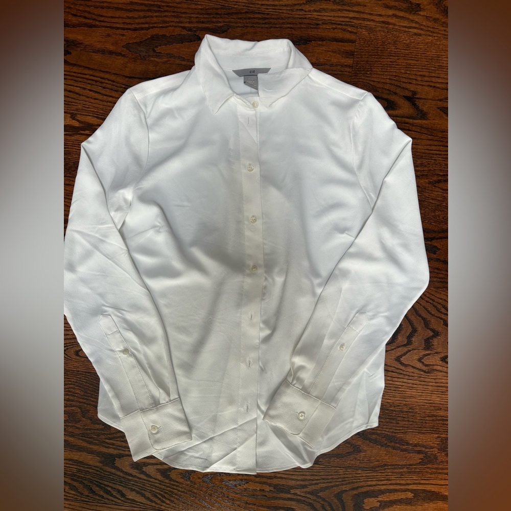 H&M Classic White Dress Shirt